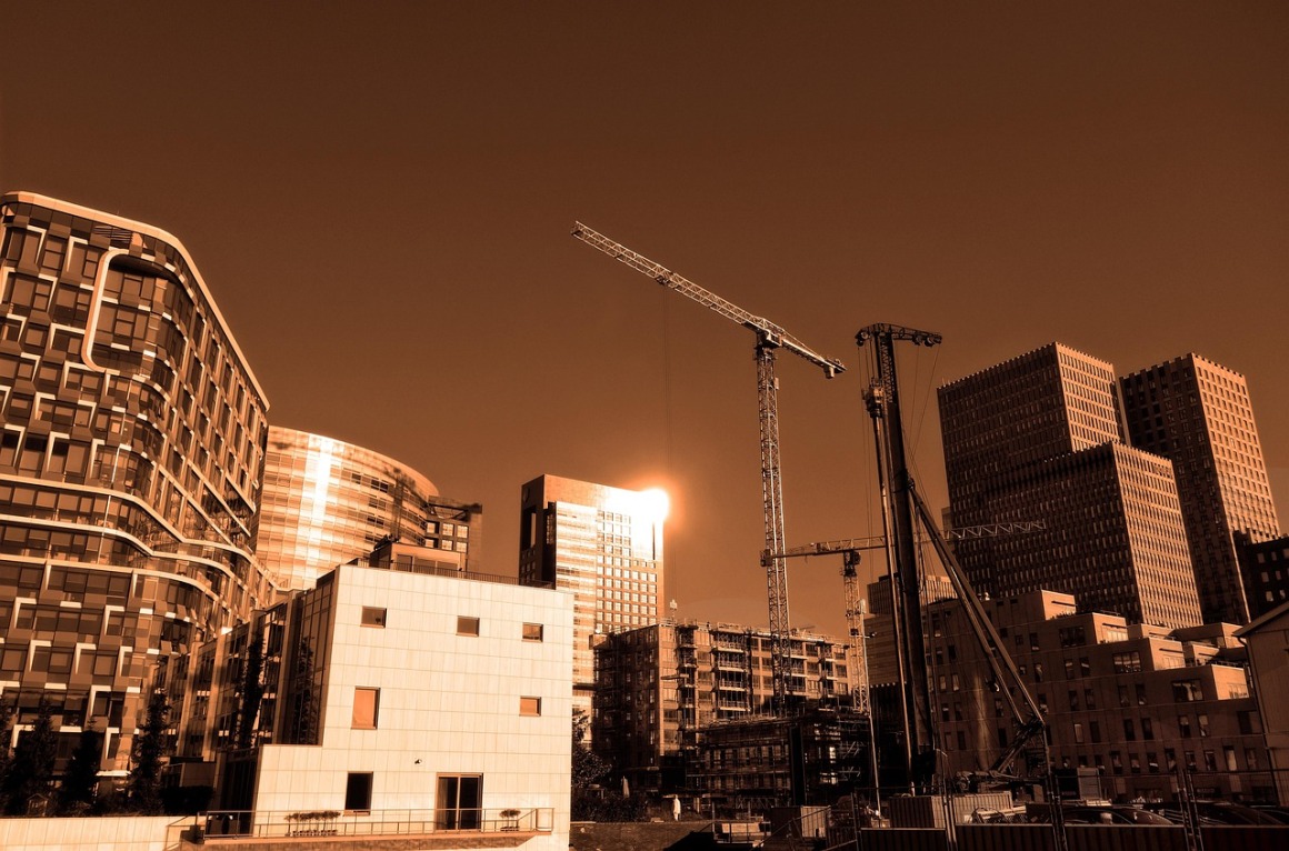 crane skyline construction
